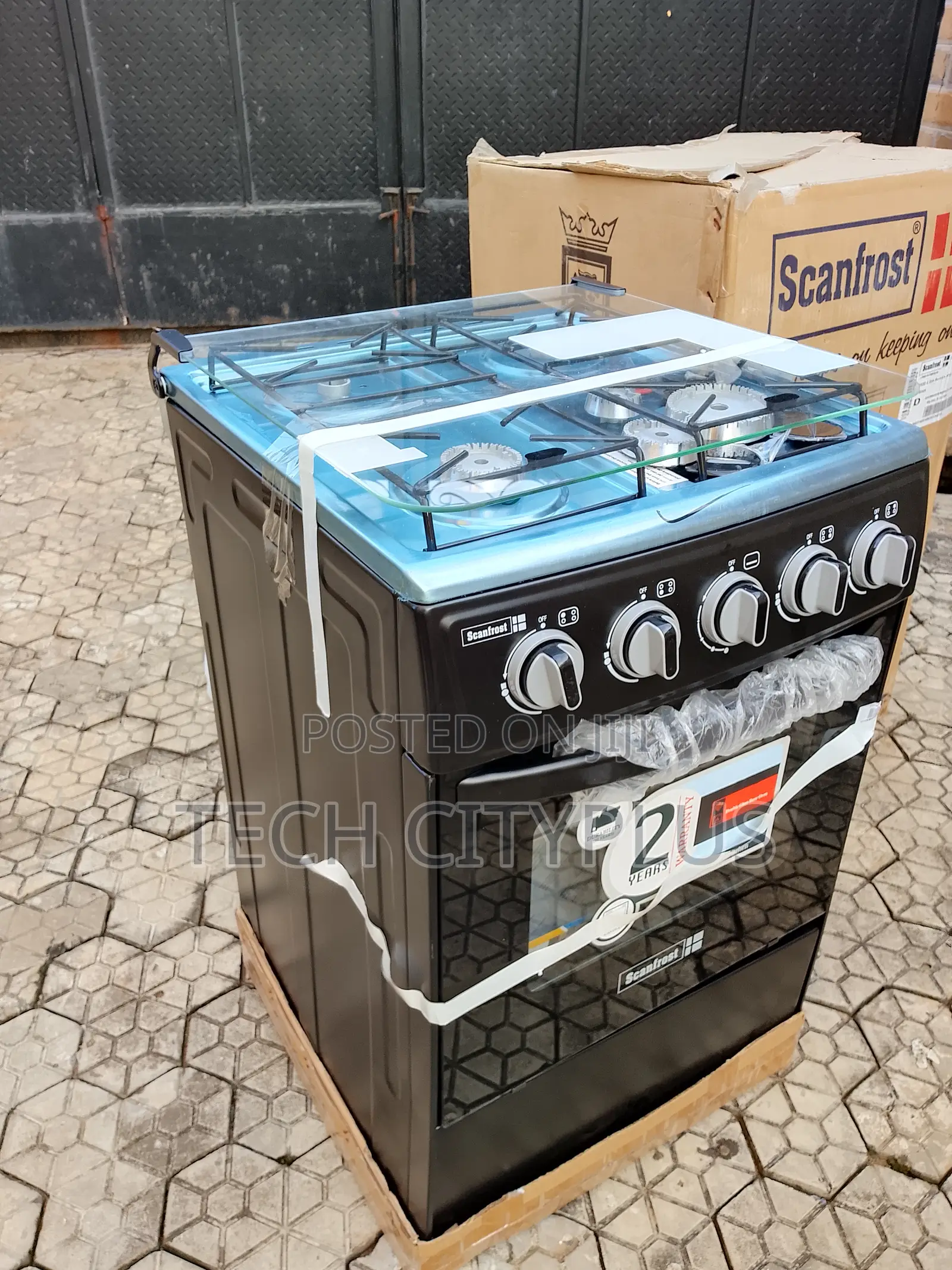 Practical Scanfrost 4 Burner Standing Cooker