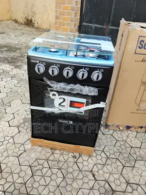 Practical Scanfrost 4 Burner Standing Cooker