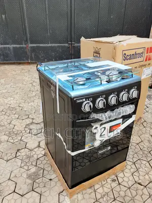 Scanfrost Sfc5401b Gas Cooker With Oven Tray