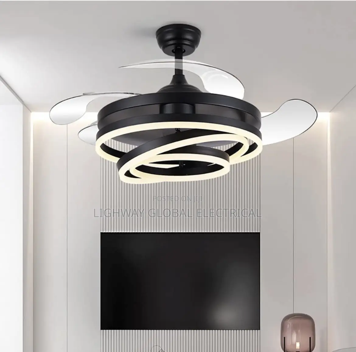 Fan Chanderlier Light