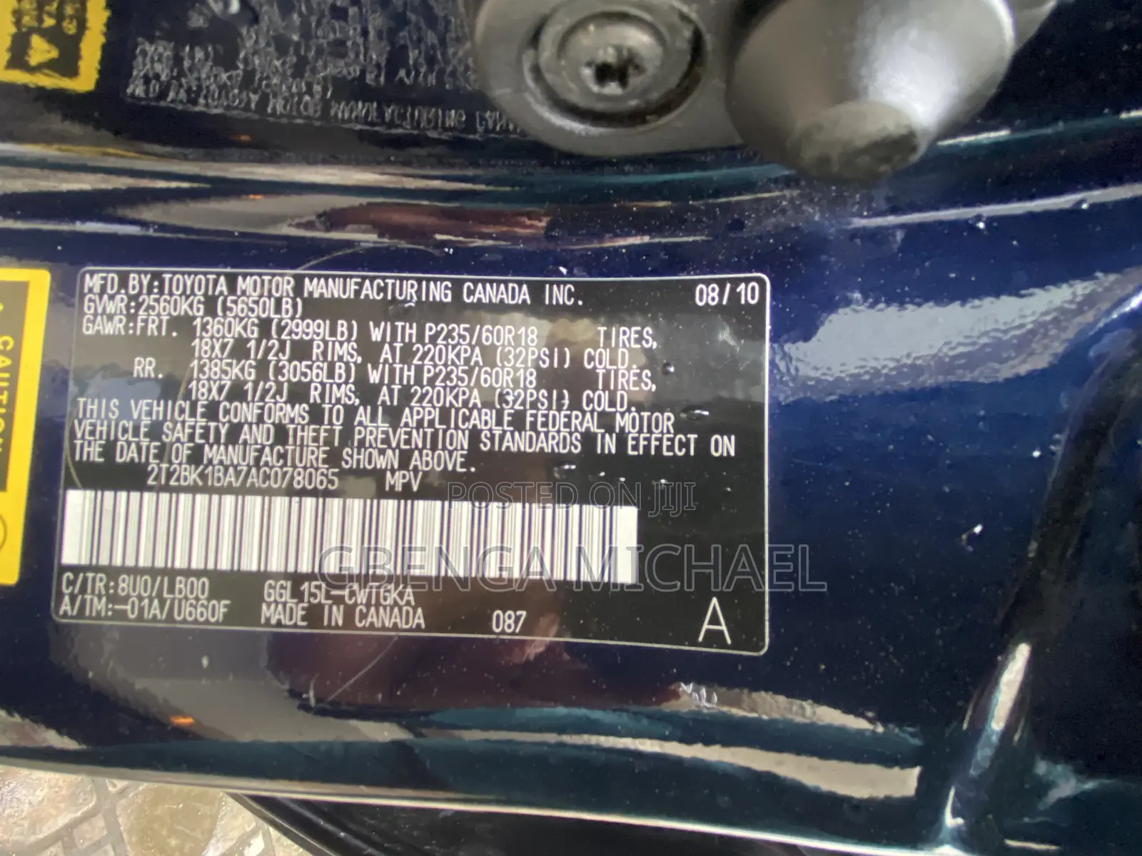 Lexus RX 350 2011 Blue