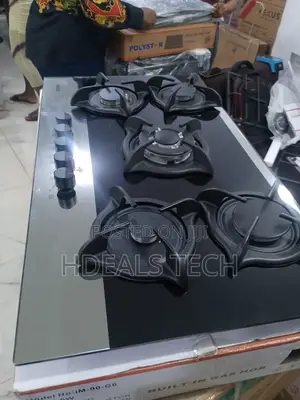 Ultra Heat Professional Image Tempered Glass Gas Hob