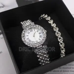 Ladies Bling Wristwatch Gift Set