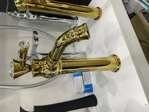 Gold Basin Mixer Tap