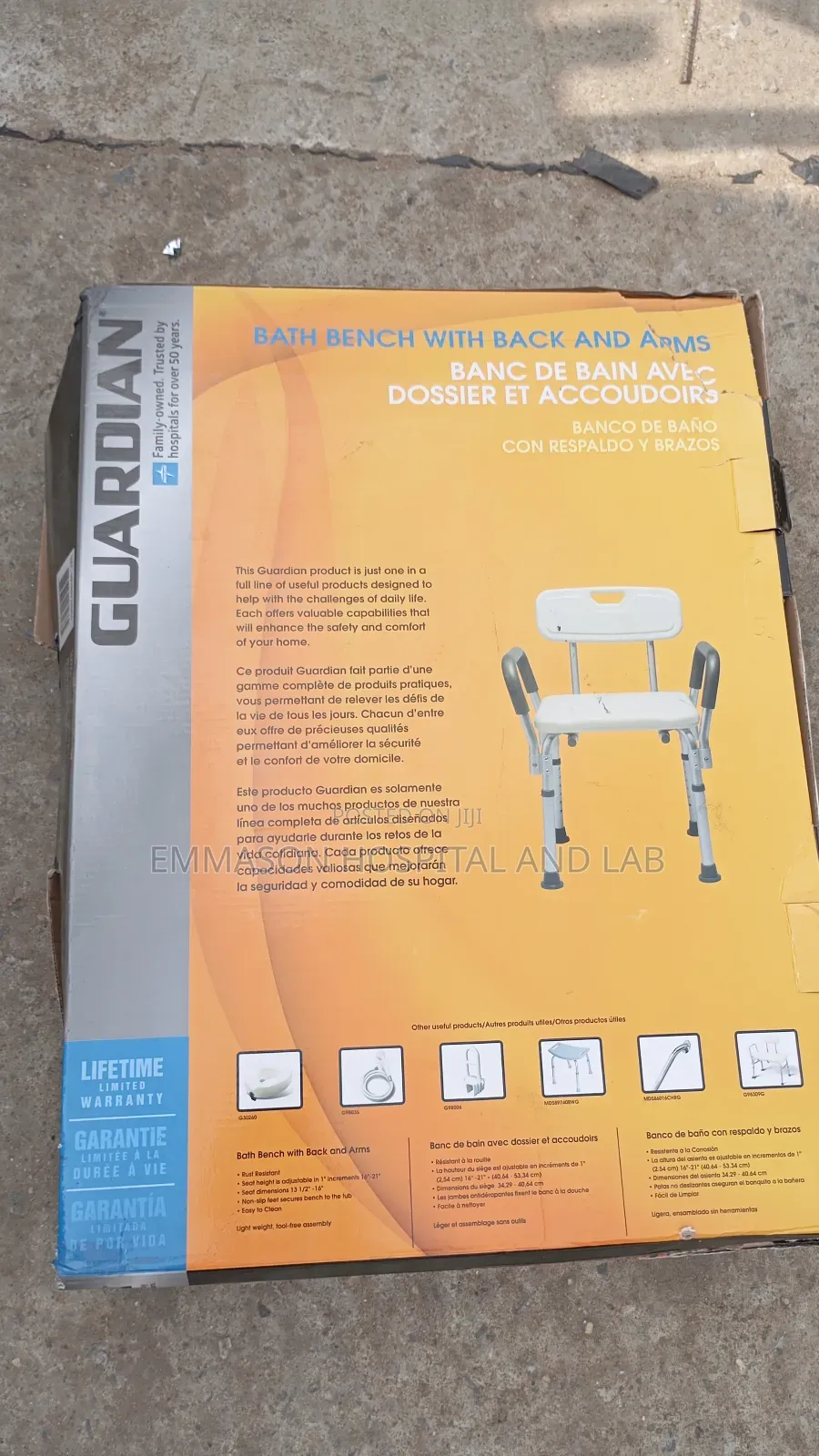 Executive Bath Chair/Shower Chair