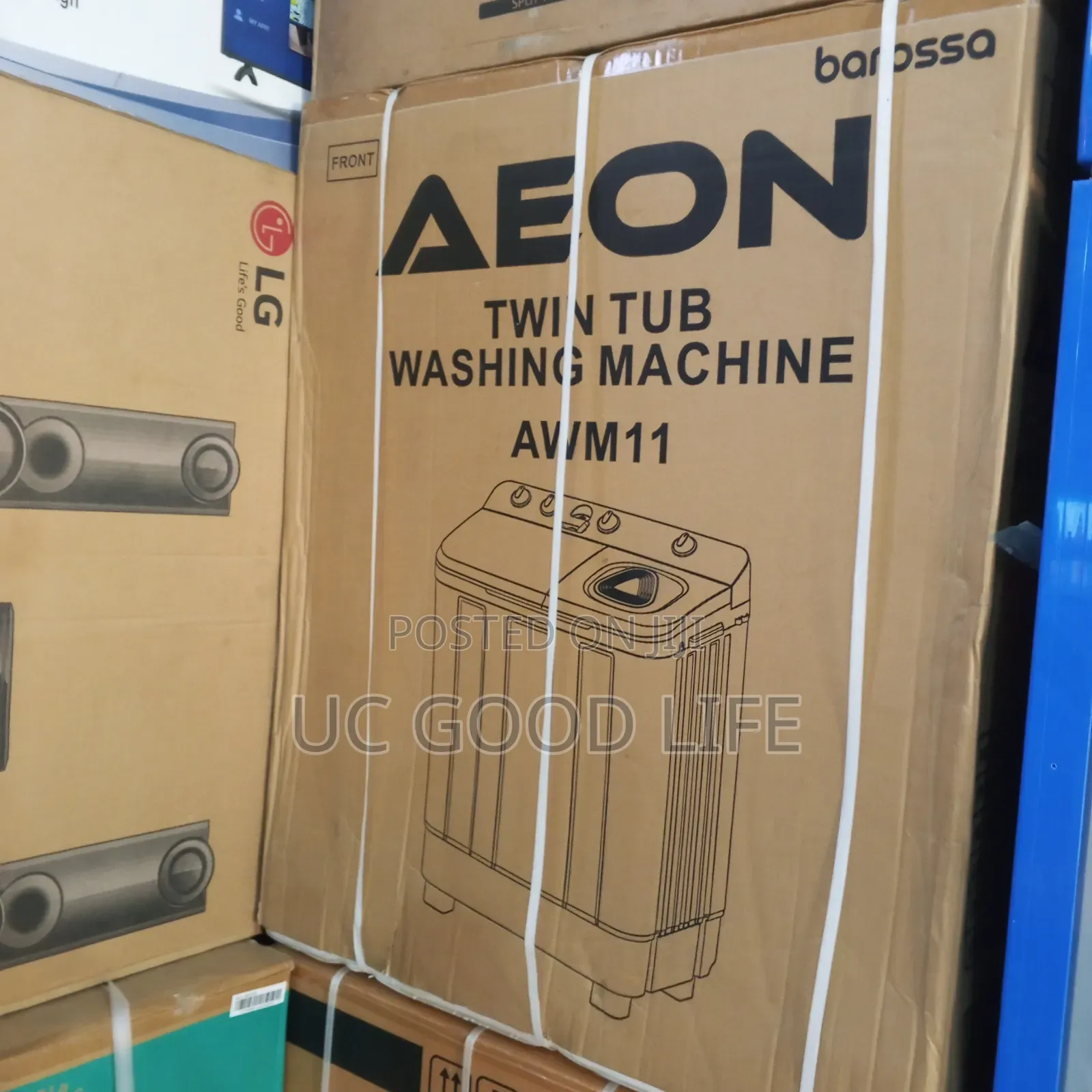 Aeon Washing Machine, Washing and Spinning.