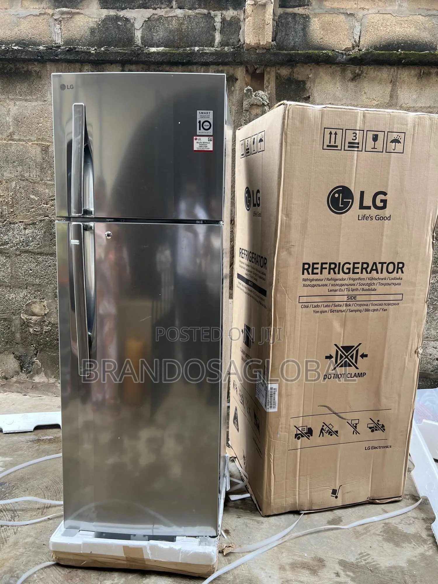 Lg 308l Inverter Powered Refrigerator Ref-322rlbn