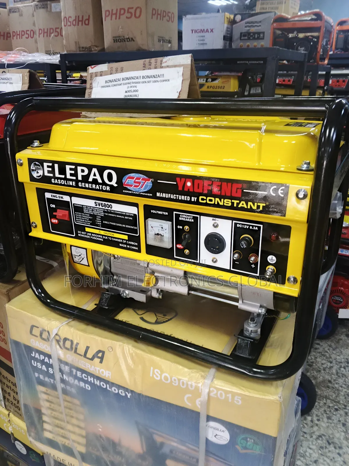 Elepaq 4.5kva Generator