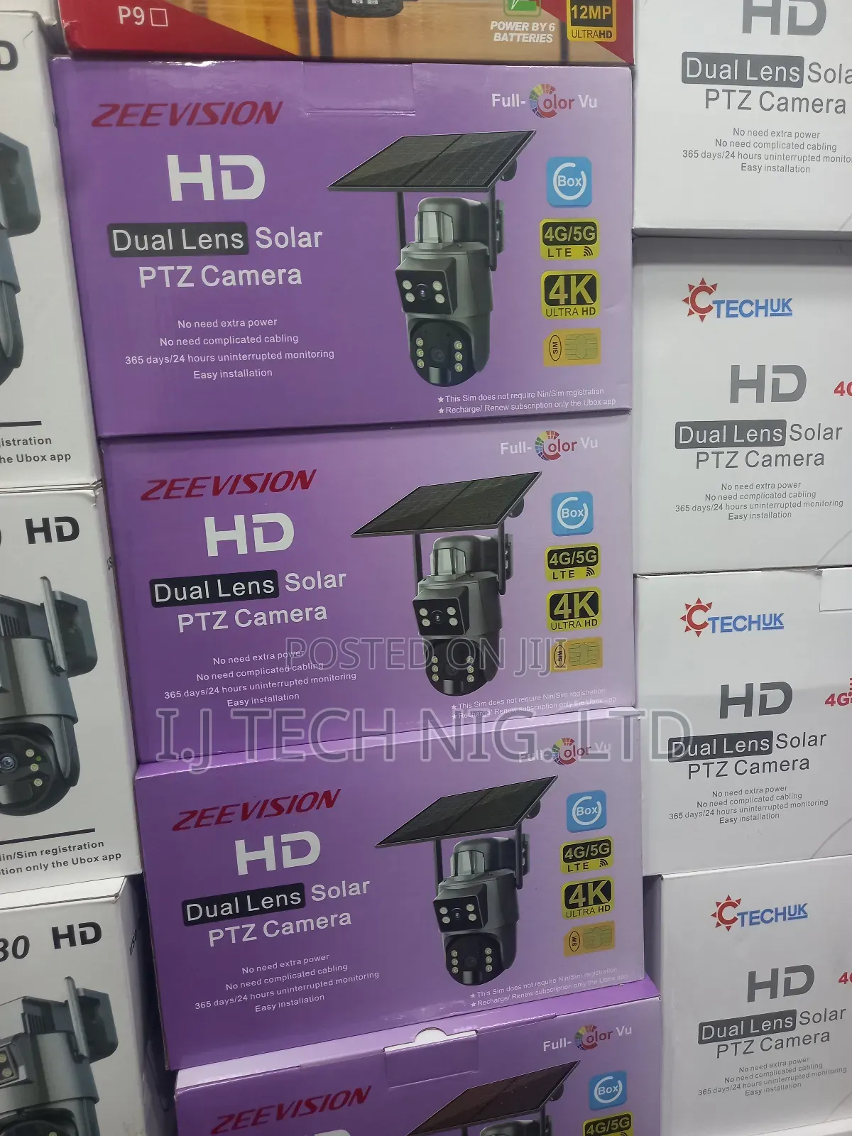 4g Dual Camera Ubox Solar Camera.