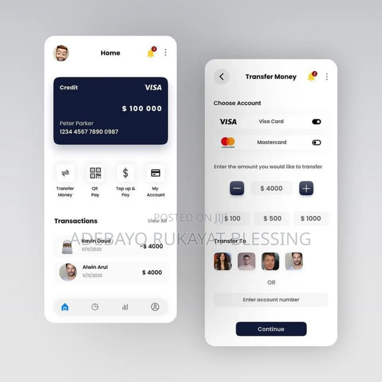 Banking App Ui Ux Design