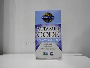 Garden of Life Vitamin Code Men 50+ Raw Multivitamin – 120 Capsules