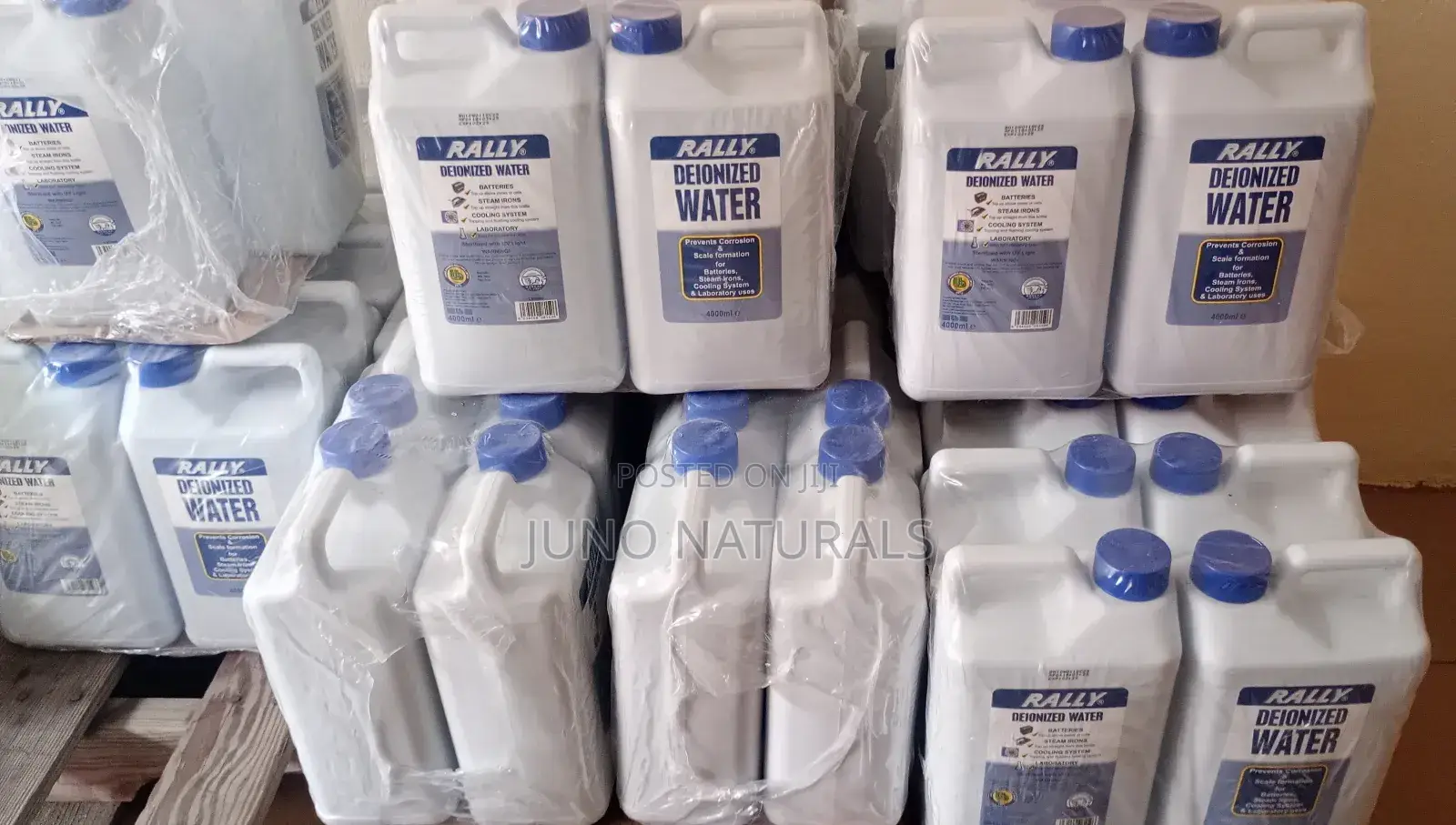 Rally Deionised Distilled Water