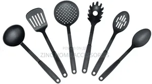 Prima 7pc Black Nylon Utensil Set