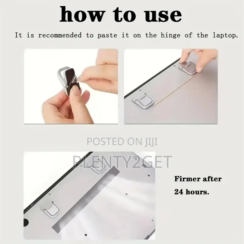 Compact Portable Laptop Stand: Invisible, Foldable, Ergonomic Desk Sup