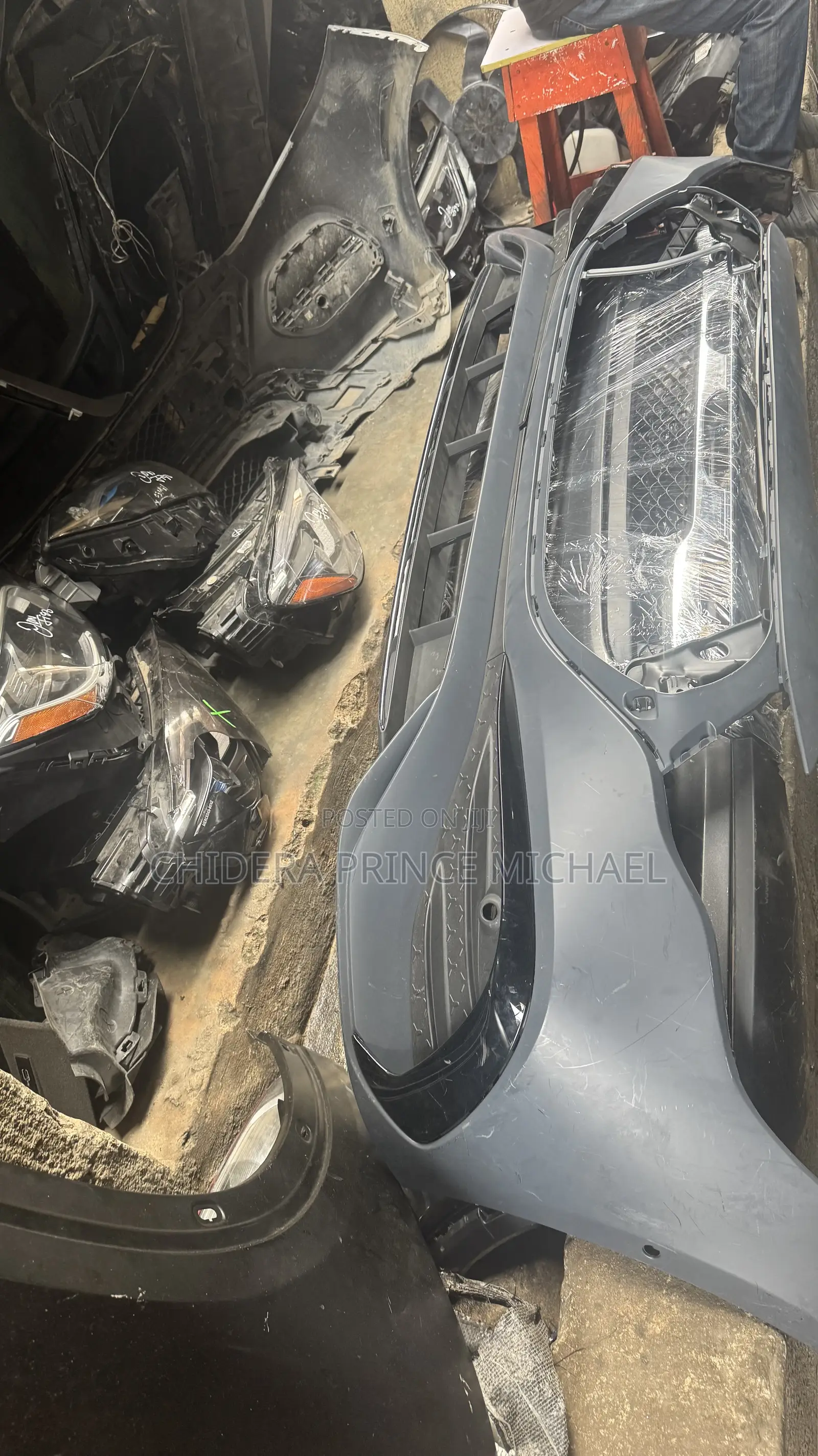 Complete Front Bumper for E500 W214 Amg 2020 Model