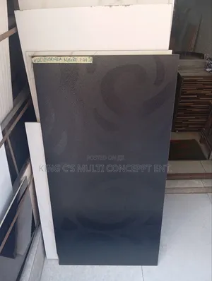 600x1200 Spanish Pure Black Tiles