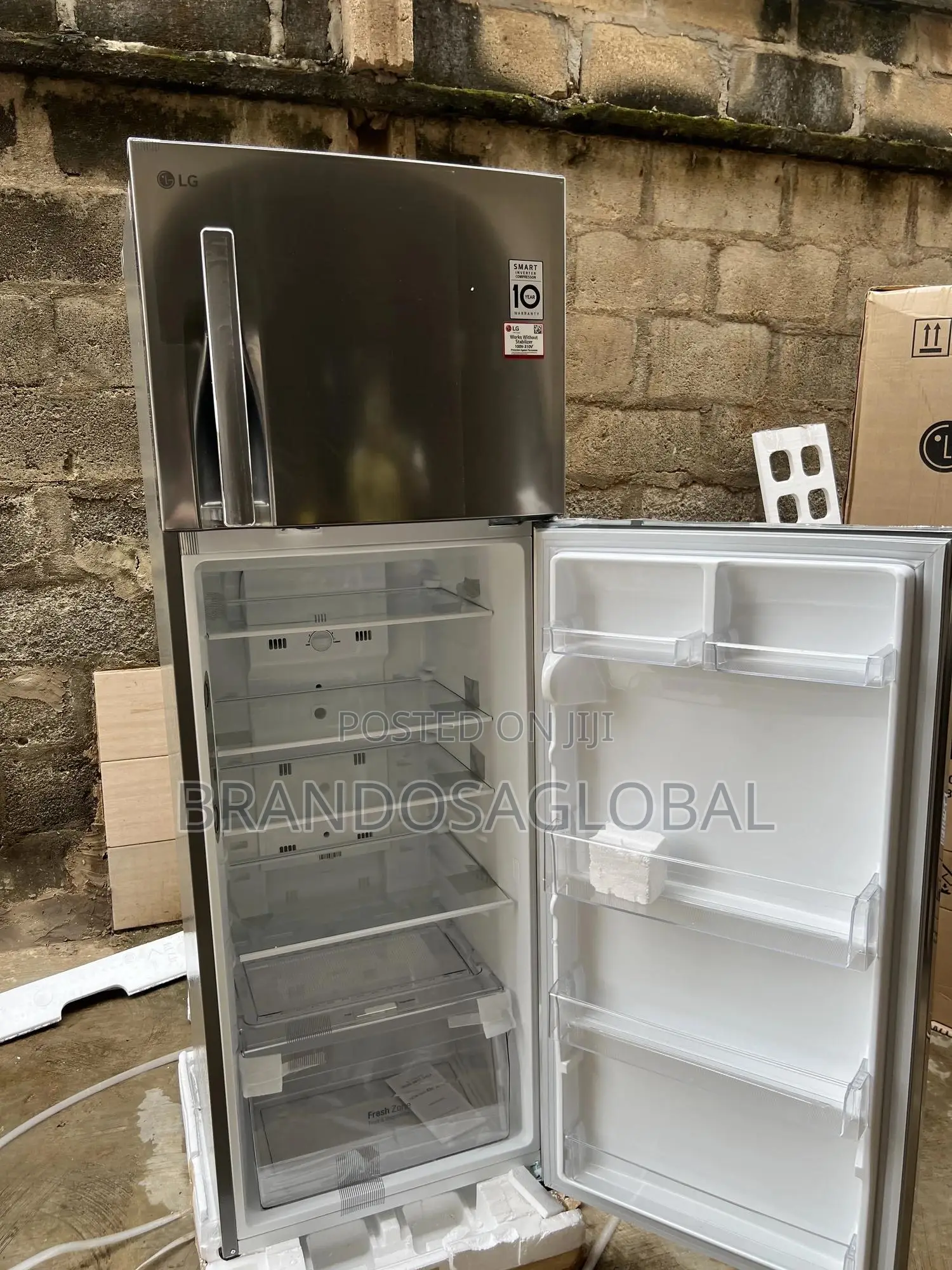 Lg 308l Clean Design Double Door Ref-322rlbn