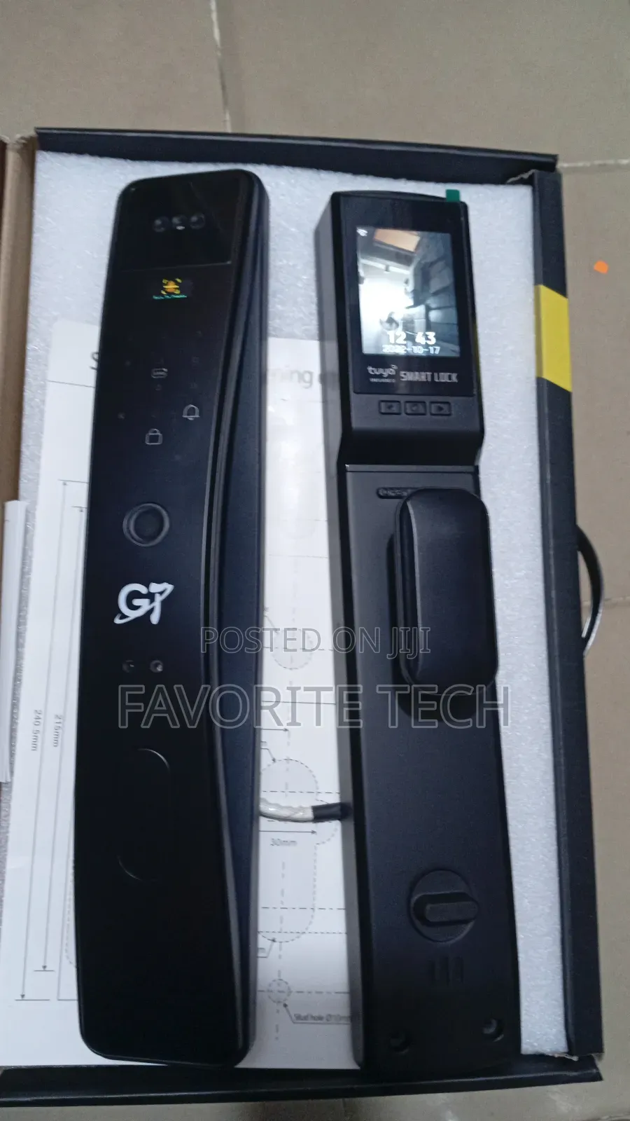 Face Recognition Door Lock Smart Exterior Door Lock Wifi