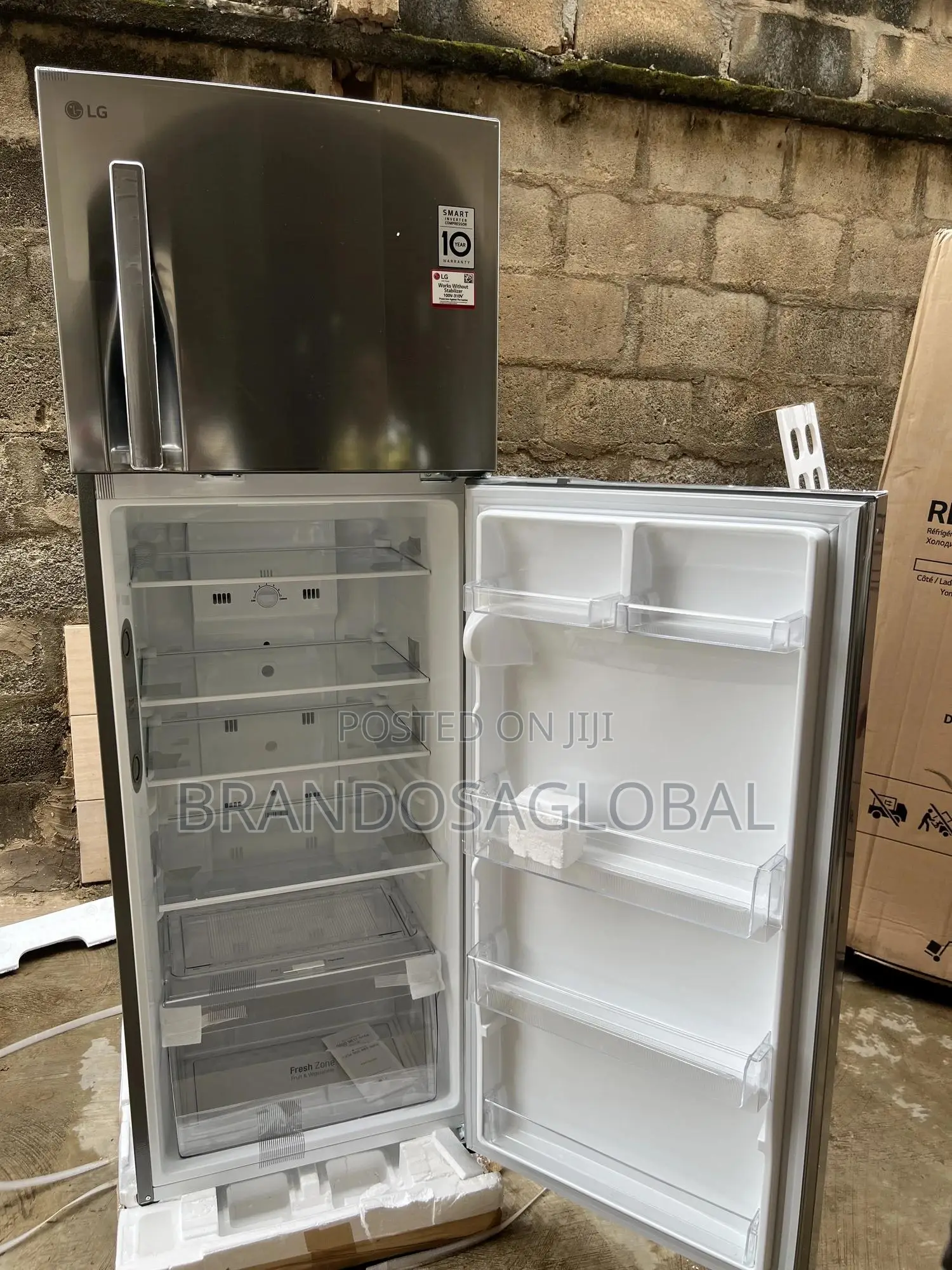 Lg 308l Quality Assured Fridge Ref-322rlbn