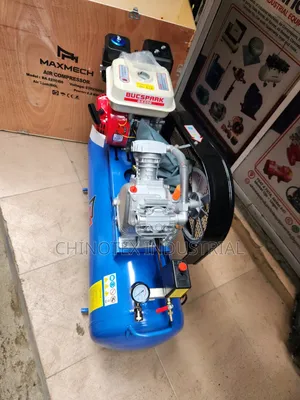 100l Air Compressor Machine, With 6.5hp Petrol Engine