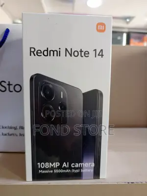 New Xiaomi Redmi Note 14 4G 128 GB Black