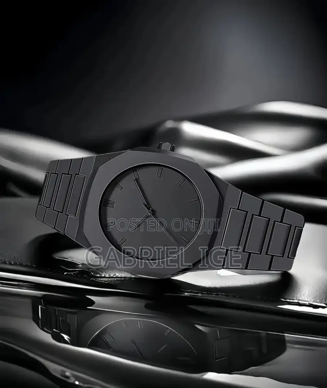 Black Valenzo Wristwatch