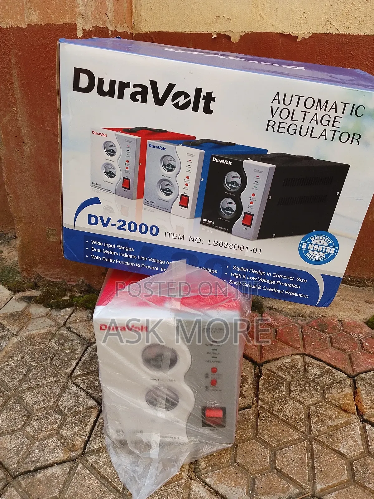 Duravolt Dv-2000 Automatic Voltage Regulator