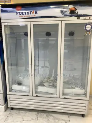 Polystar Triple Door Refrigerator for Beverage Display