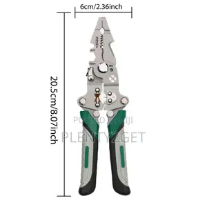 Versatile Electrician's Wire Stripper - Foldable, Multi-Function Tool