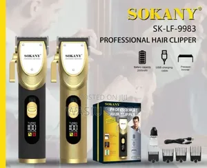 Sokany Hair Clipper 2000mah Lithium Battery
