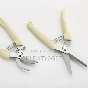 2 Pack Heavy Duty Garden Shear - Straight Bypass Pruning Scissors Wi