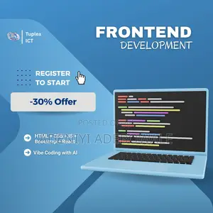 Frontend Development Course, Physical and Virtual Classes Options.