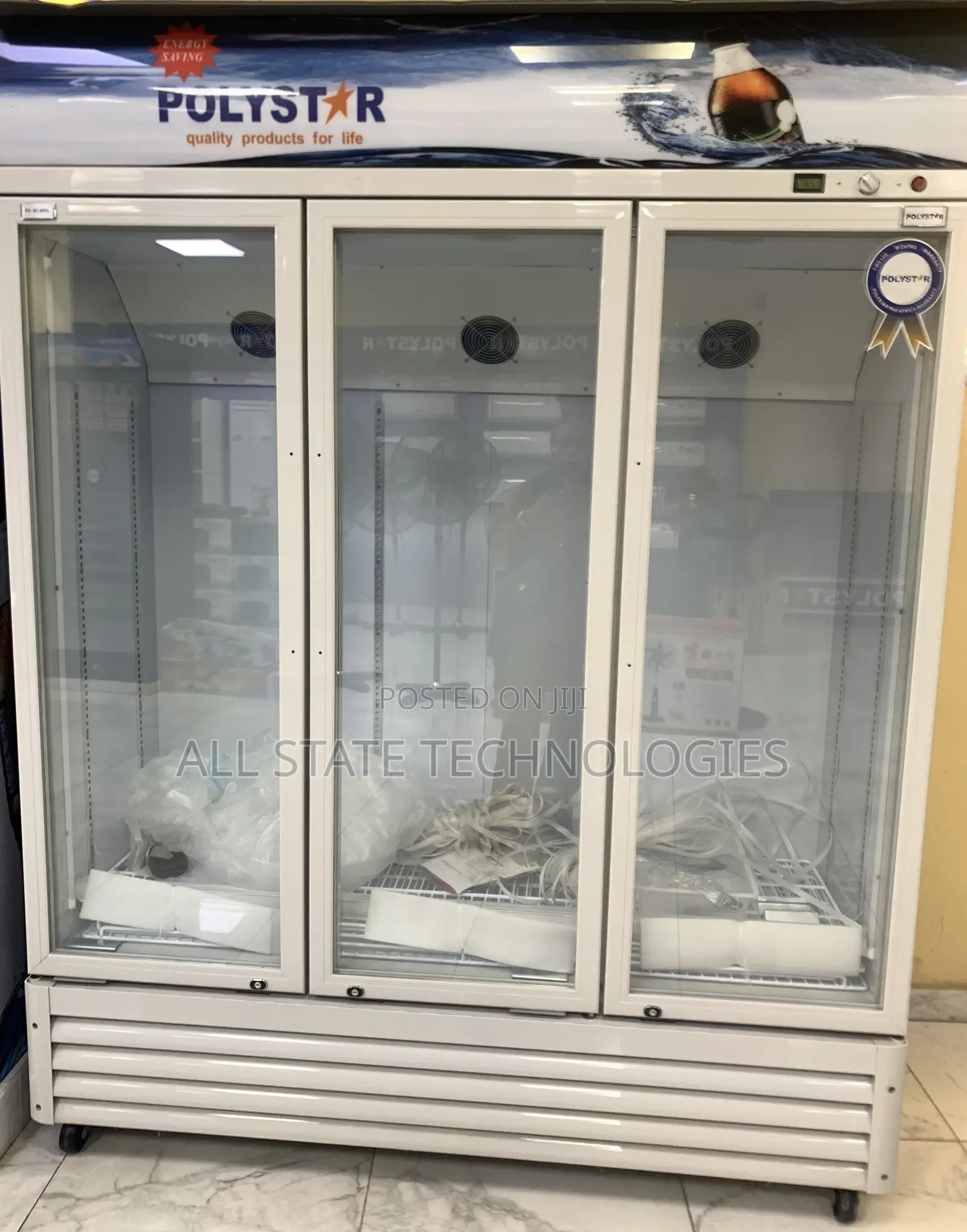 Polystar Pv-Sc1275dd3l Large Display Cooling Fridge