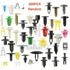 200pcs Automotive Universal Fastener Set - Durable Plastic Holder For