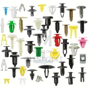 100pcs Universal Plastic Clips for Car Fender Bumper Door Car