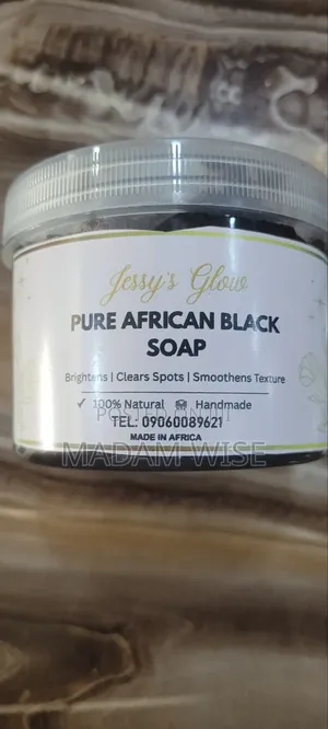 Jessy's Glow . Pure African Black Soap. (Handmade)
