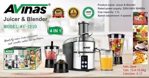 4in1 Quality Stainless Juicer and Blender