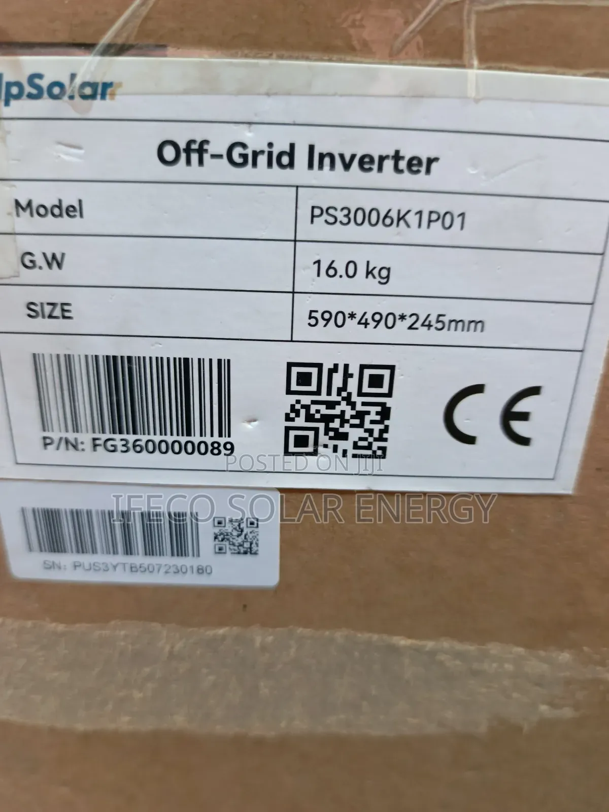 Alpsolar 6kva 48v Hybrid Inverter