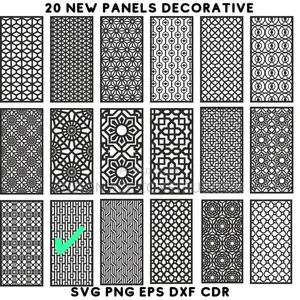 Laser Cut Perforated in Various Designs