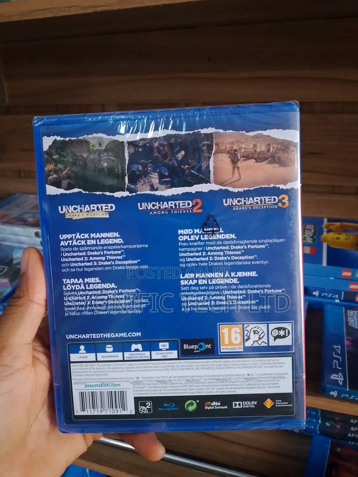 Ps4- Uncharted: The Nathan Drake Collection