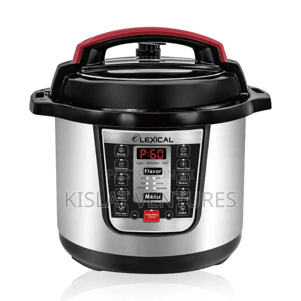 Lexical Electric Pressure Cooker 6l - 1000w