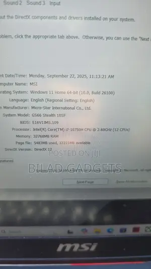 Laptop MSI Stealth GS77 16GB Intel Core I7 SSD 1T