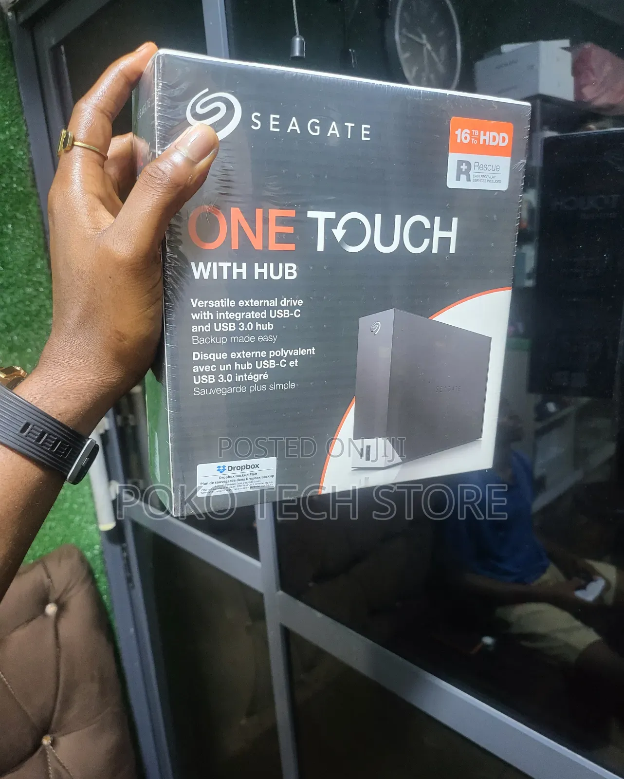 Seagate One Touch Hub 16tb External Hard Drive.
