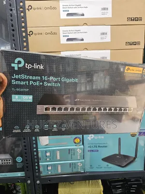 Tplink Jetstream 16 Port Gigabit Smart Poe+ Switch