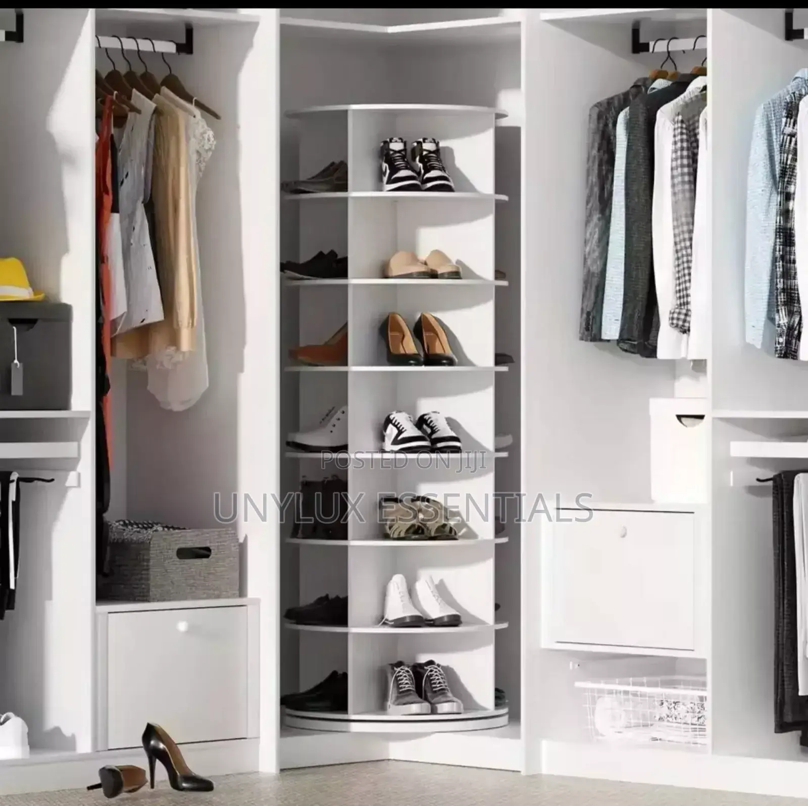 360° Rotating Shoe Rack