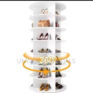 360° Rotating Shoe Rack