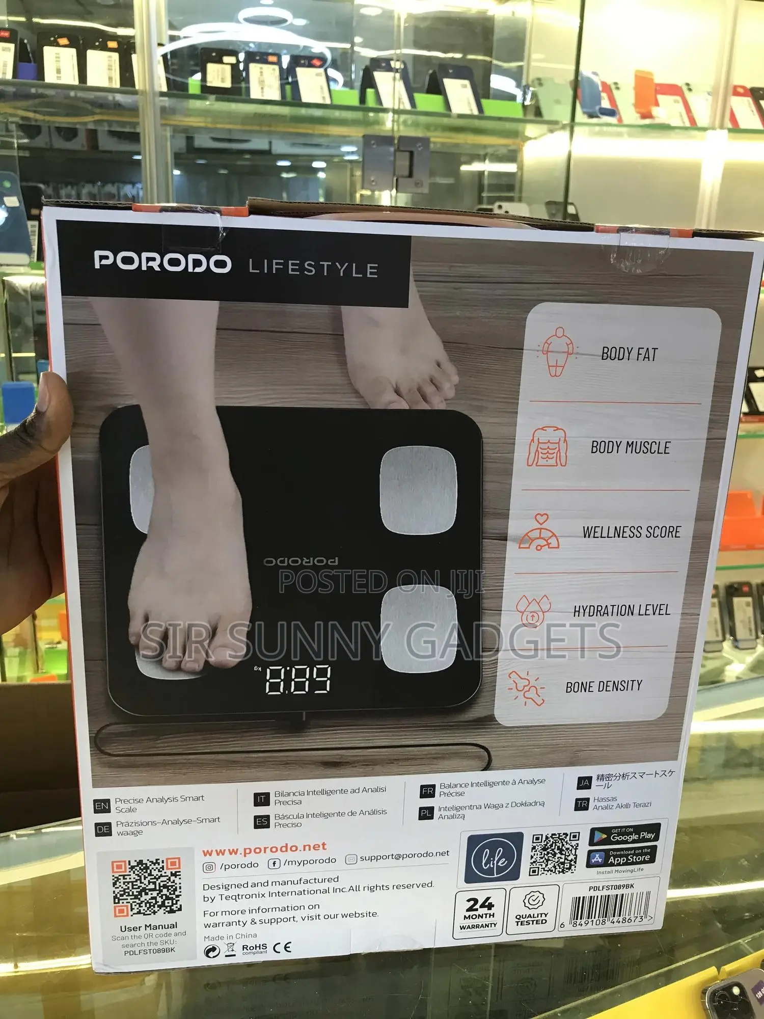 Porodo Analysis Precise Smart Scale