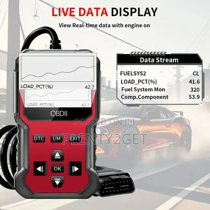 Obdii Diagnostic Tool for Cars: Code Reader Engine Fault Scanner