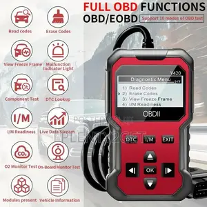 Obdii Diagnostic Tool for Cars: Code Reader Engine Fault Scanner