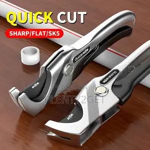 High-Speed Steel PVC Pipe Cutter - Quick Cut, Non-Folding Blade for Wa